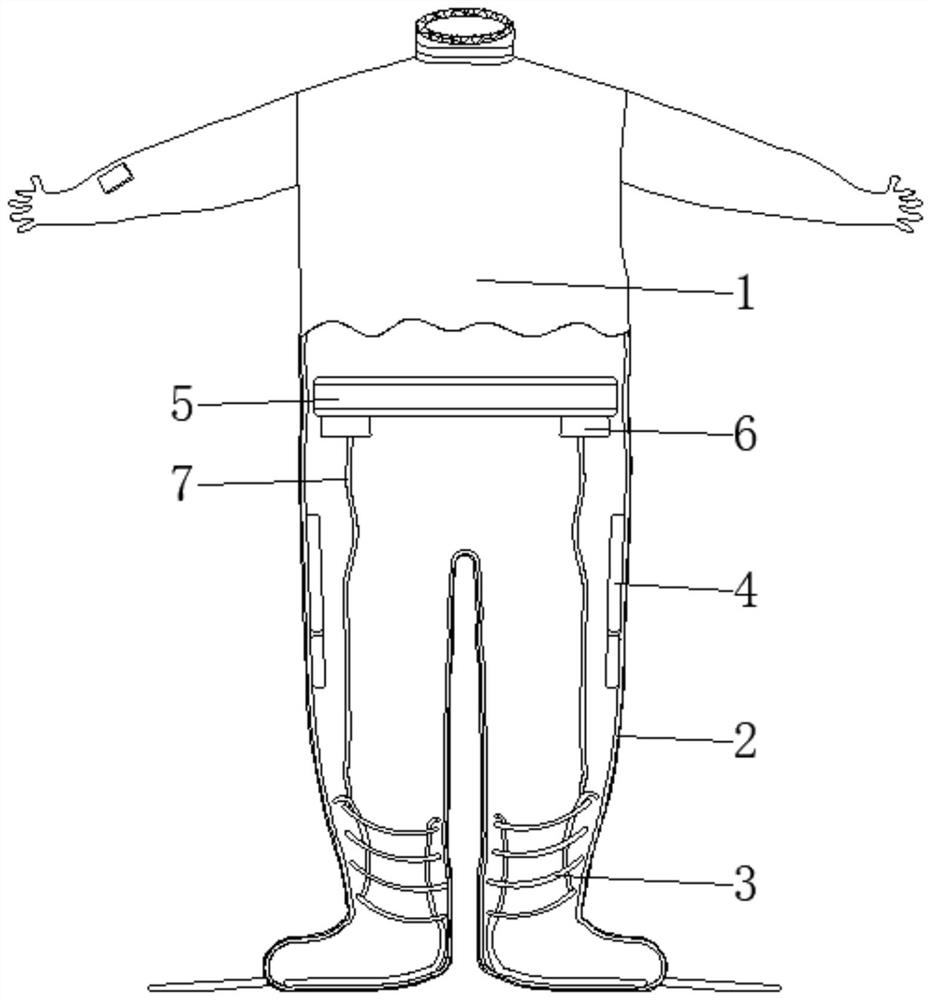 Intelligent warm-keeping diving suit convenient to carry