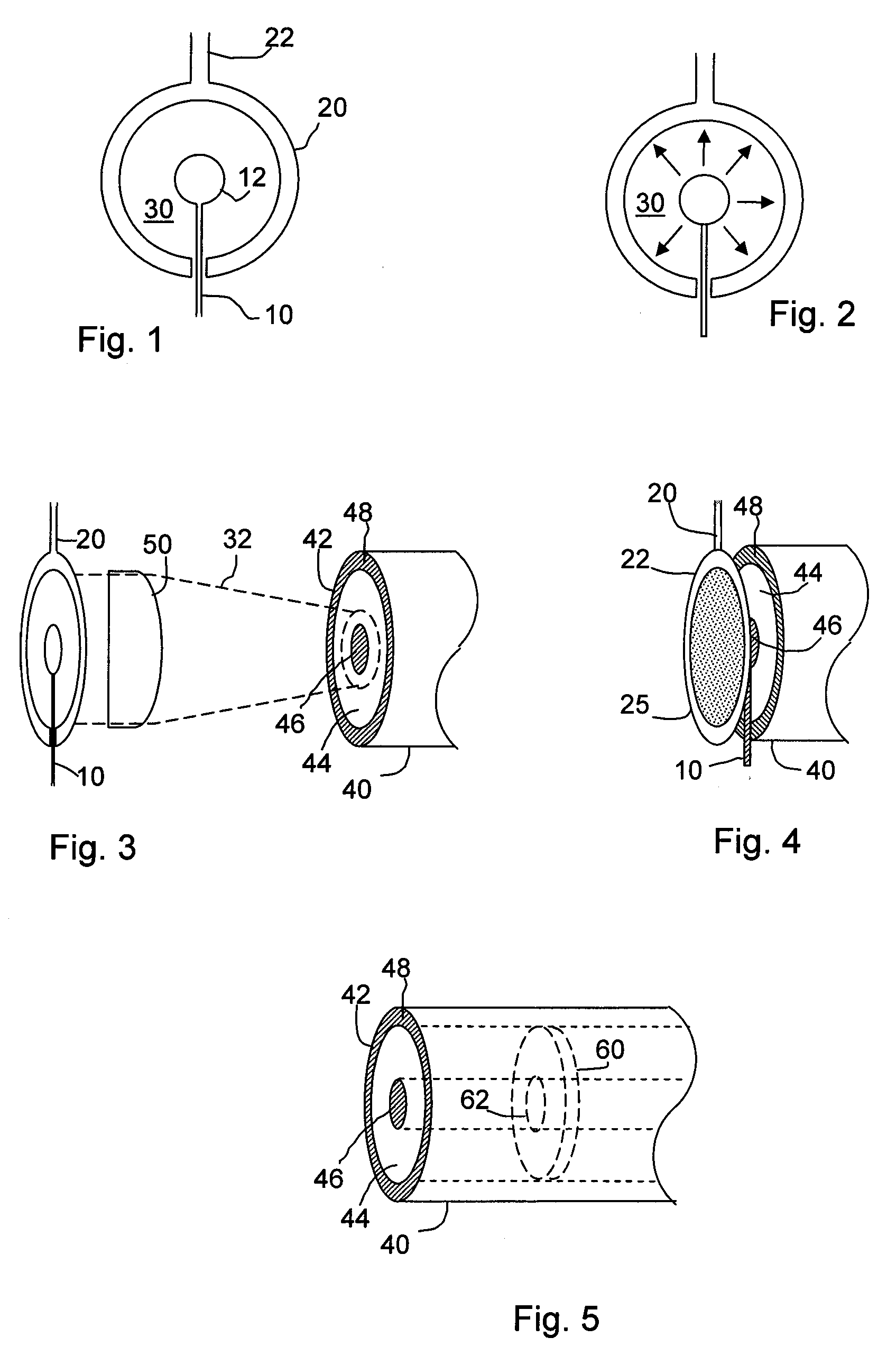 Method for coupling terahertz pulses into a coaxial waveguide