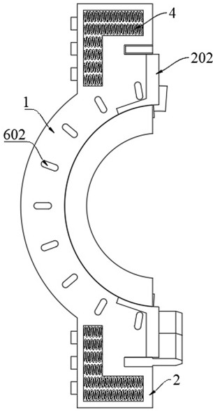 Novel variable-diameter gate rubber core