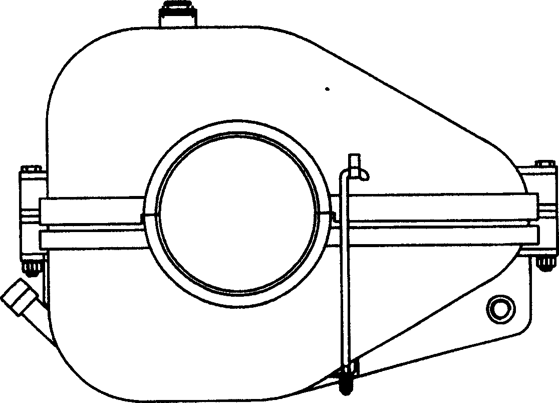 Locomotive gear wheel box and its production method