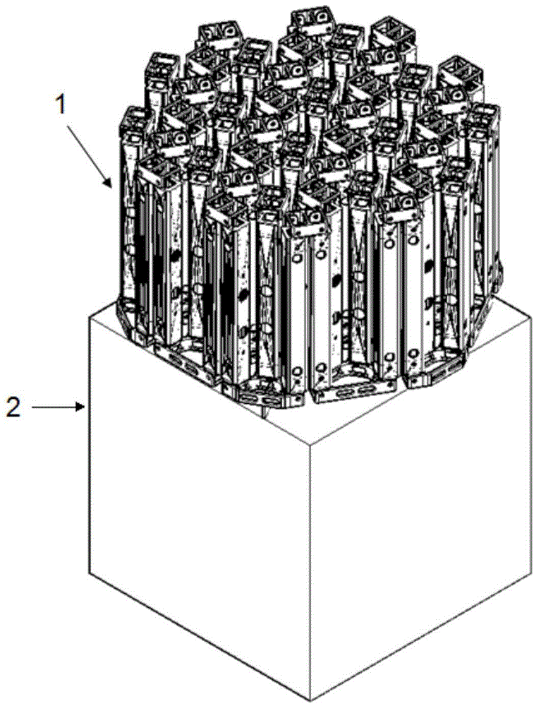 Torsion spring driven moonlet borne expandable plane structure and mounting method thereof