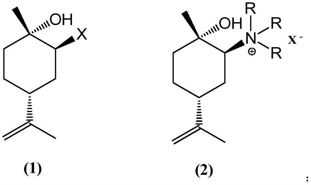 Preparation method of (1S, 4R)-1-methyl-4-(1-methylvinyl)-2-cyclohexene-1-ol