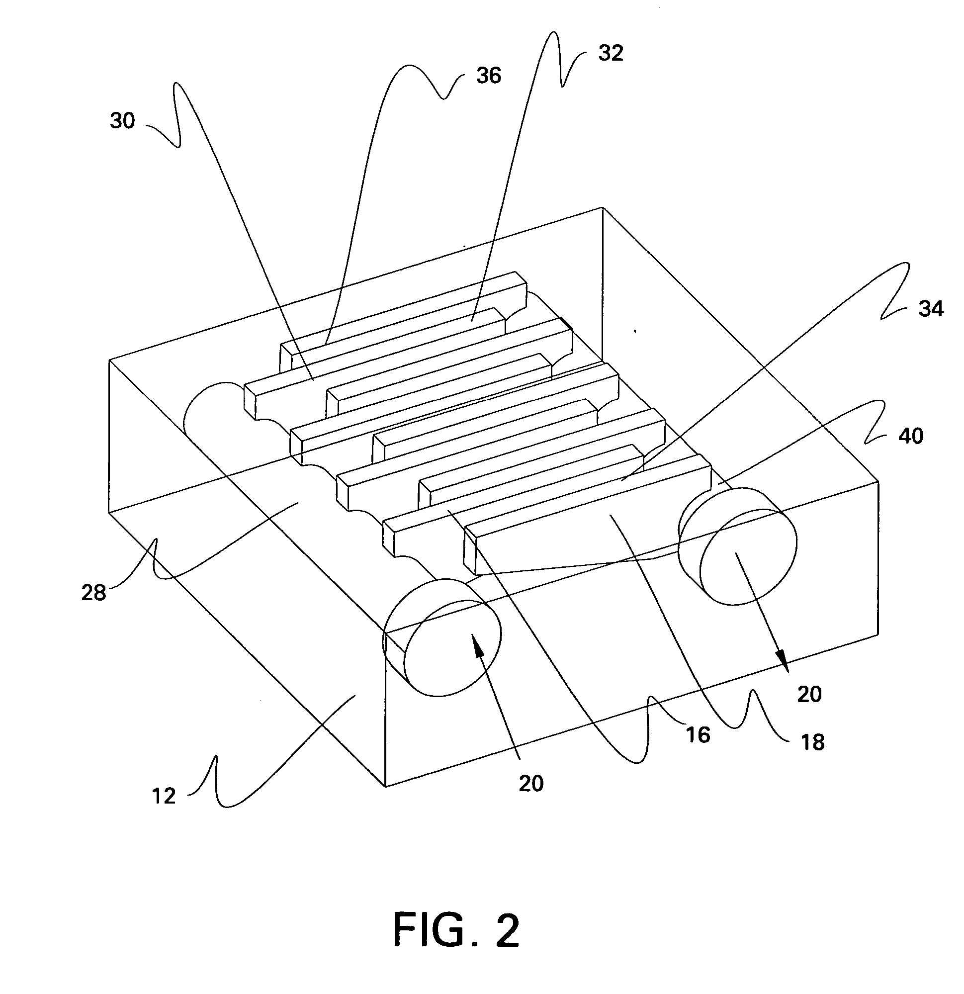 Heat sink with microchannel cooling for power devices