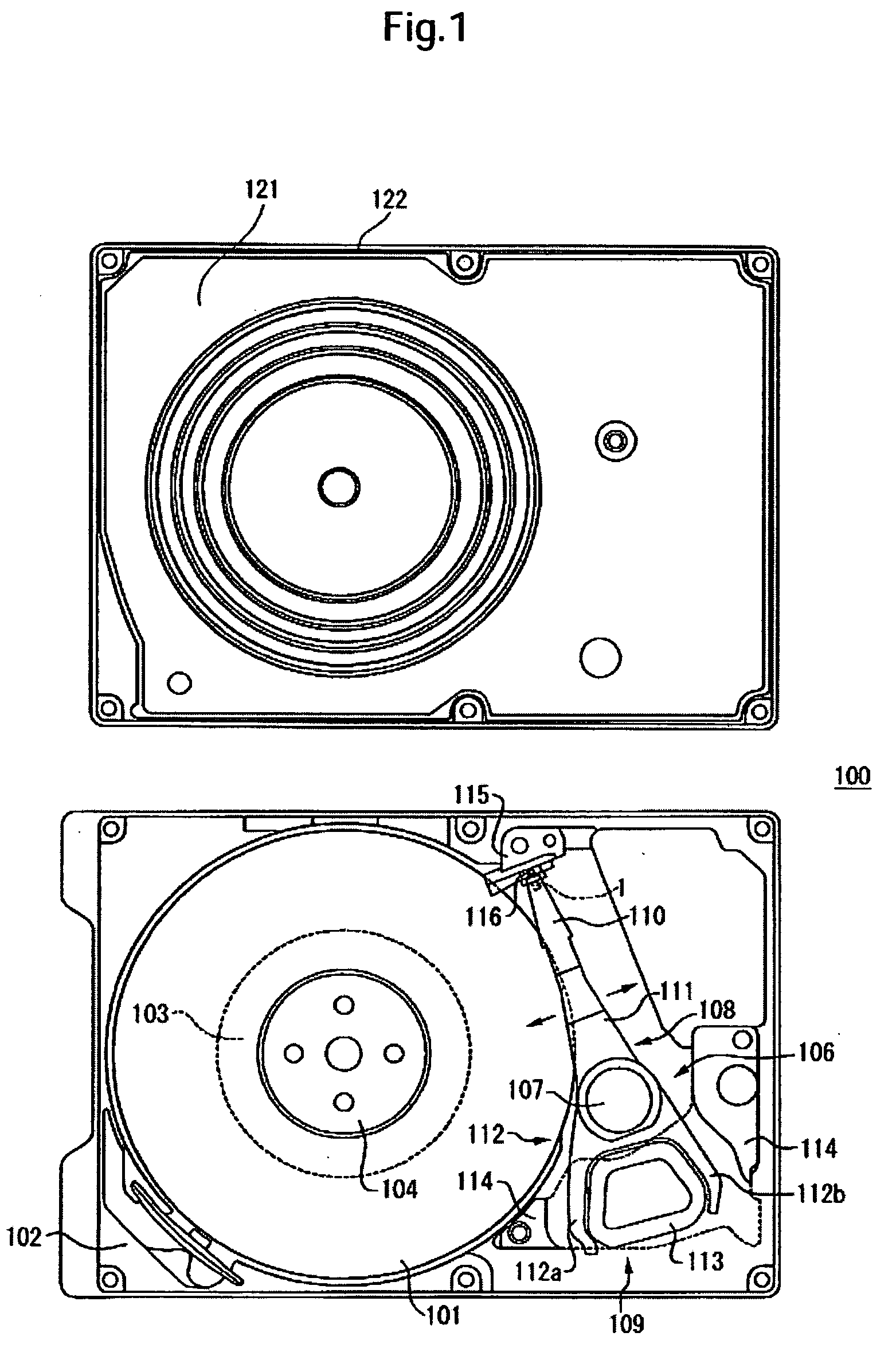 Servo track write at low pressure using pressure insensitive air bearing surface