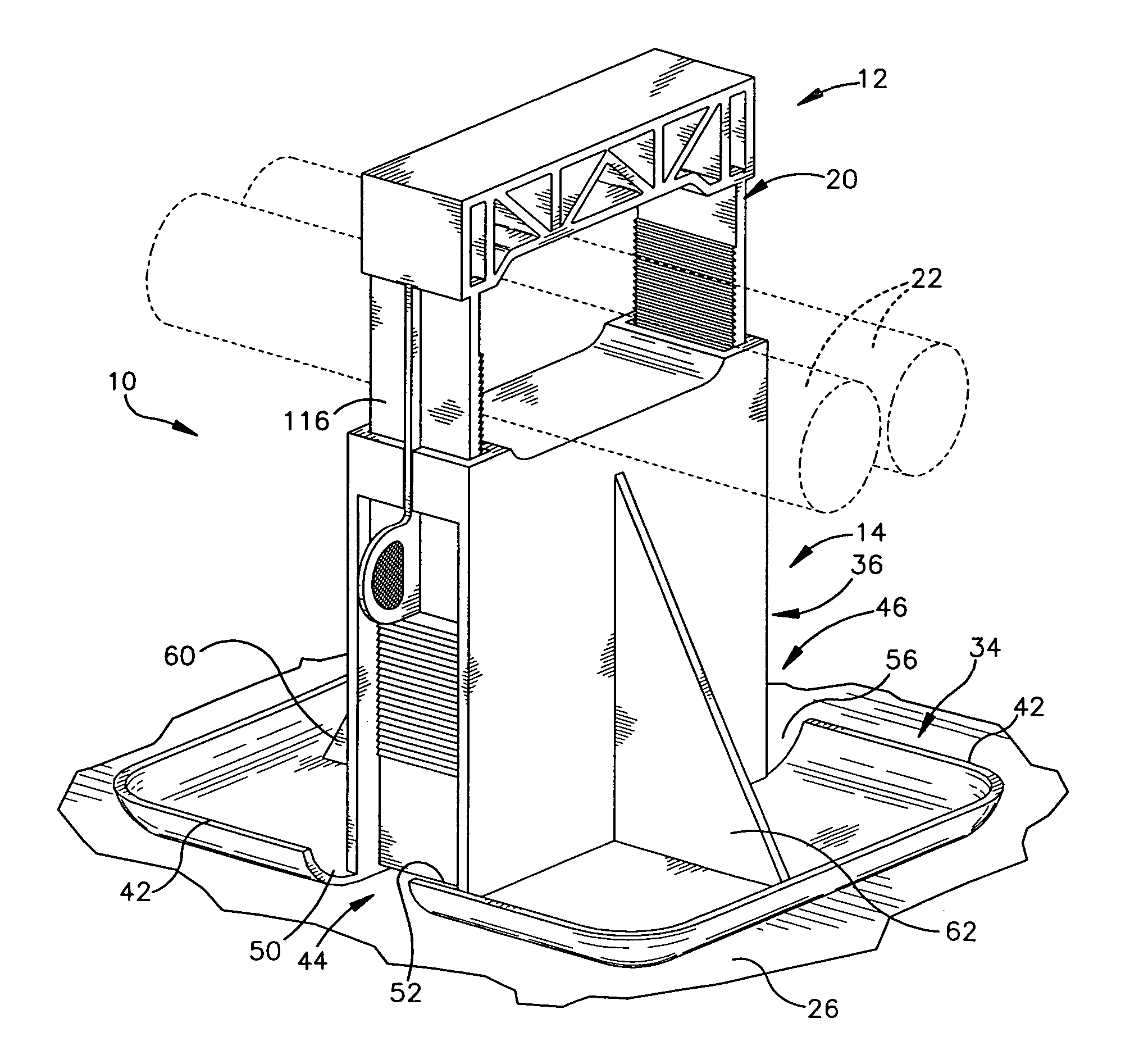 Pipe support and method of installation