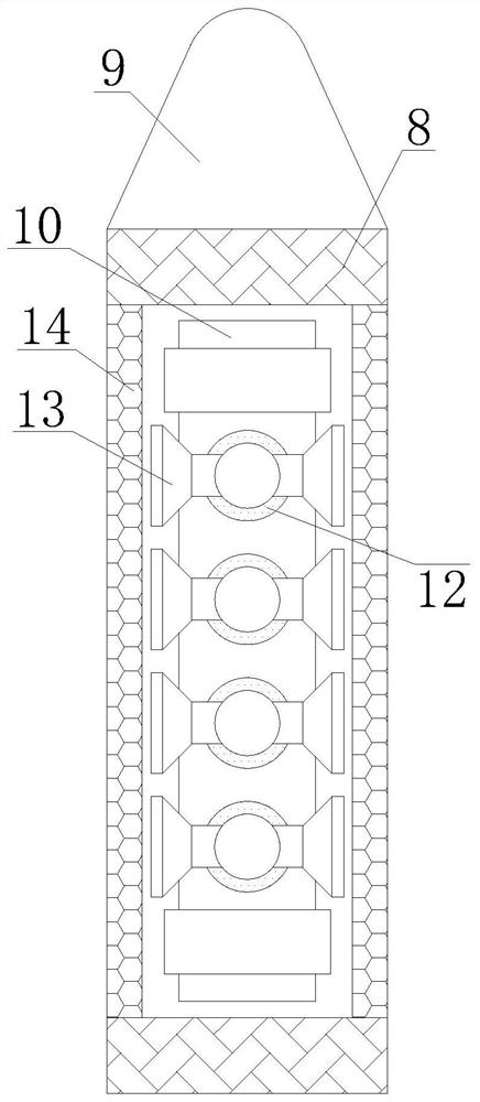 Rapid cooling device for feed processing