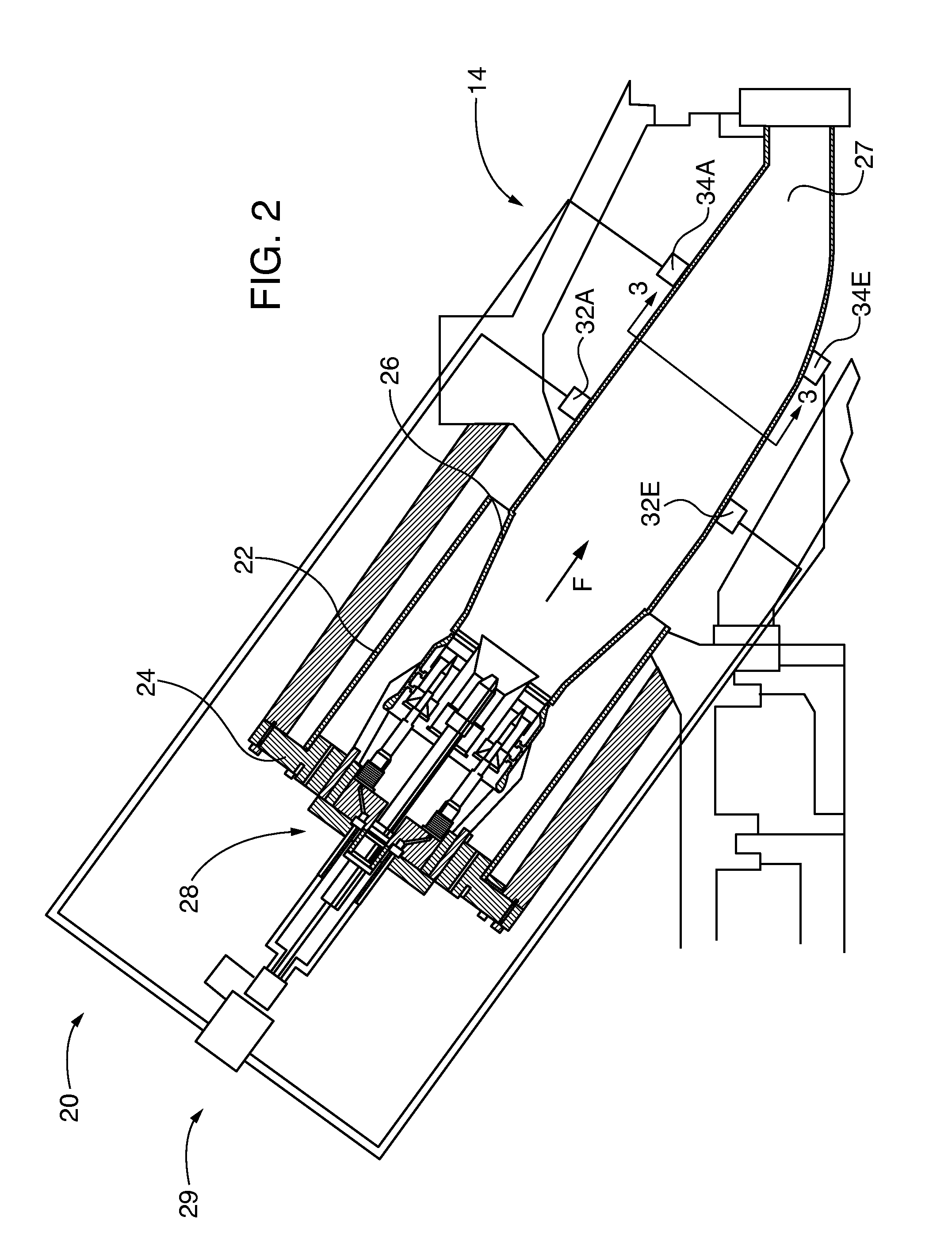 Active measurement of gas flow velocity or simultaneous measurement of velocity and temperature, including in gas turbine combustors