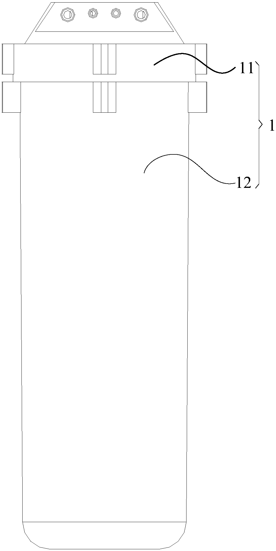 Composite filter element and water purification device