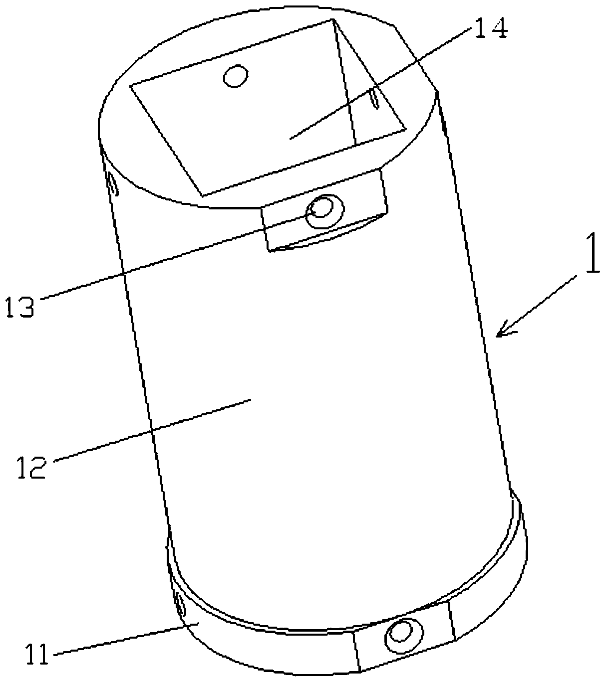 A side-mounted manual hoof