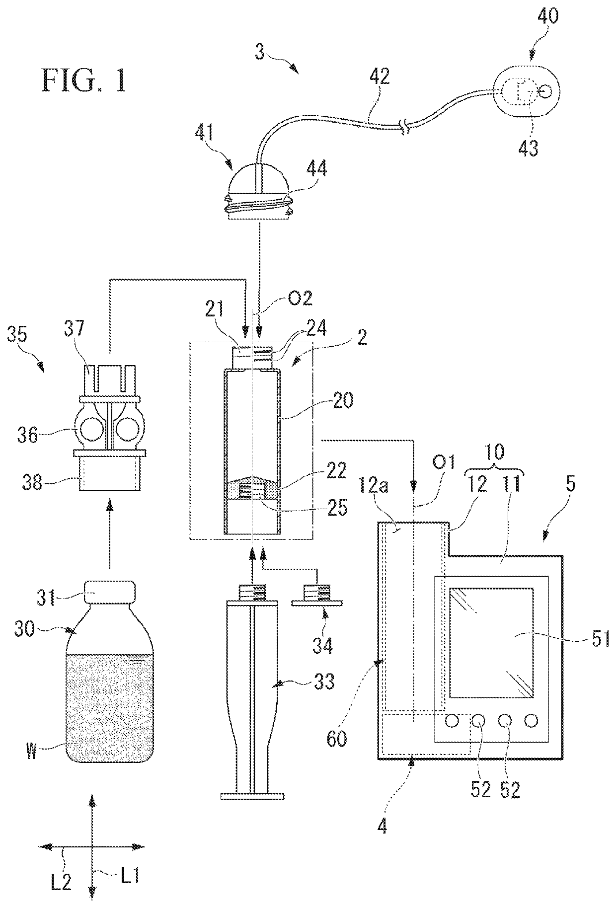 Feeding device and portable dispensing device