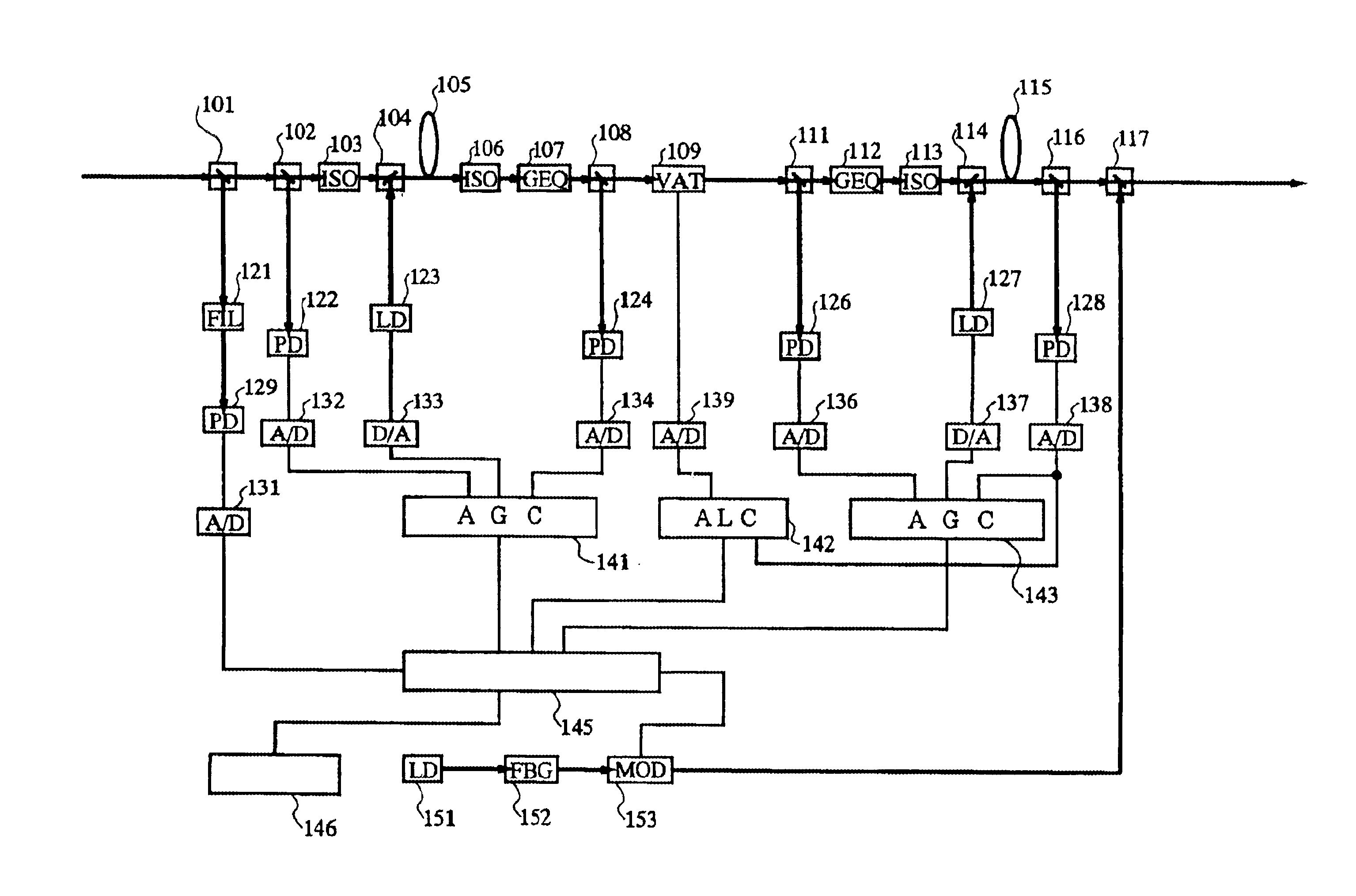 Optical amplifying apparatus and optical communication system
