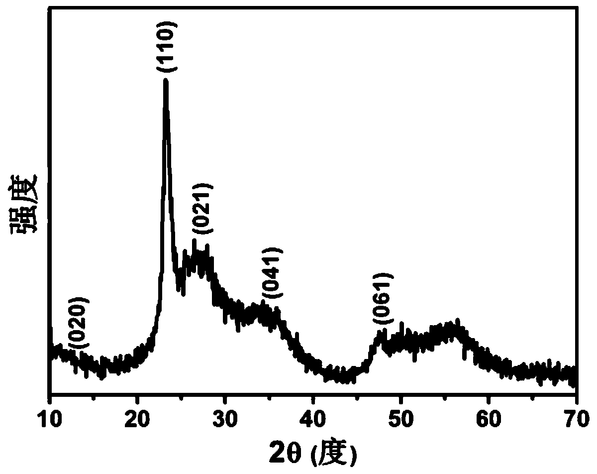 A kind of preparation method of molybdenum oxide or tungsten oxide nanowire with large specific surface area modified by cation