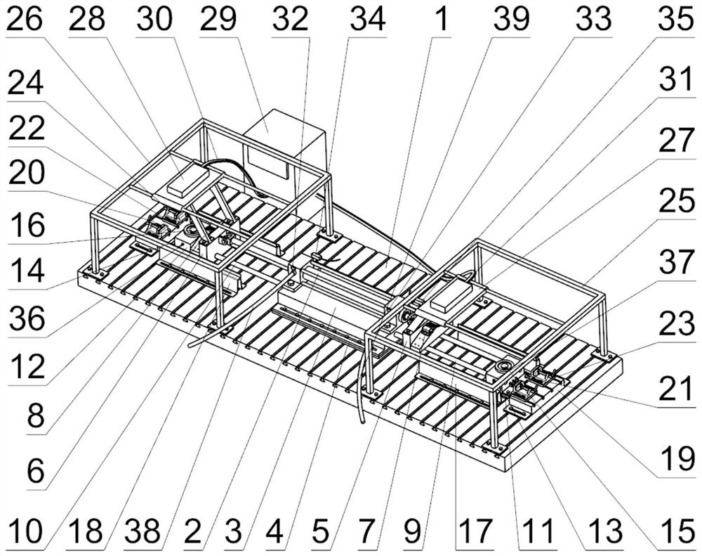 Telescopic protective cover reliability test system with multi-dimensional loading function