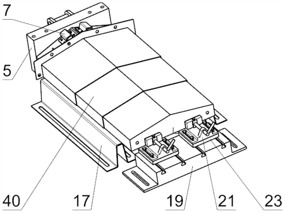 Telescopic protective cover reliability test system with multi-dimensional loading function