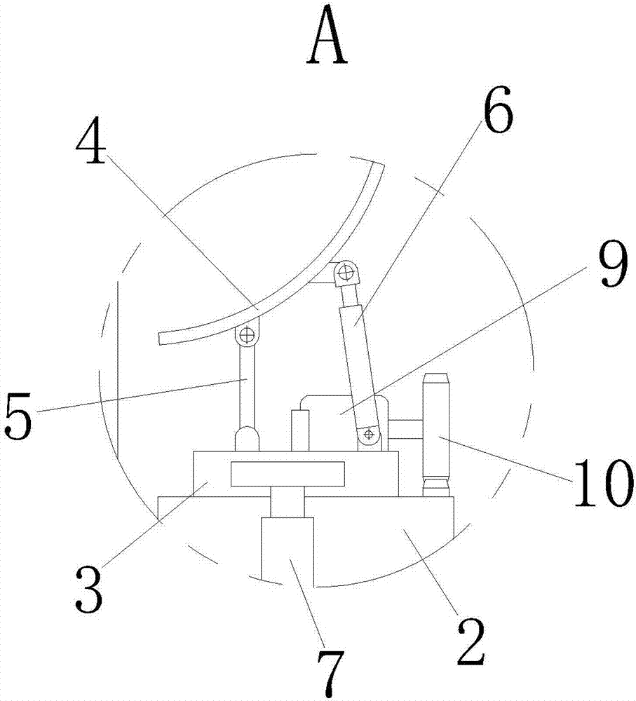 Separating type transport vehicle for auxiliary winding machine