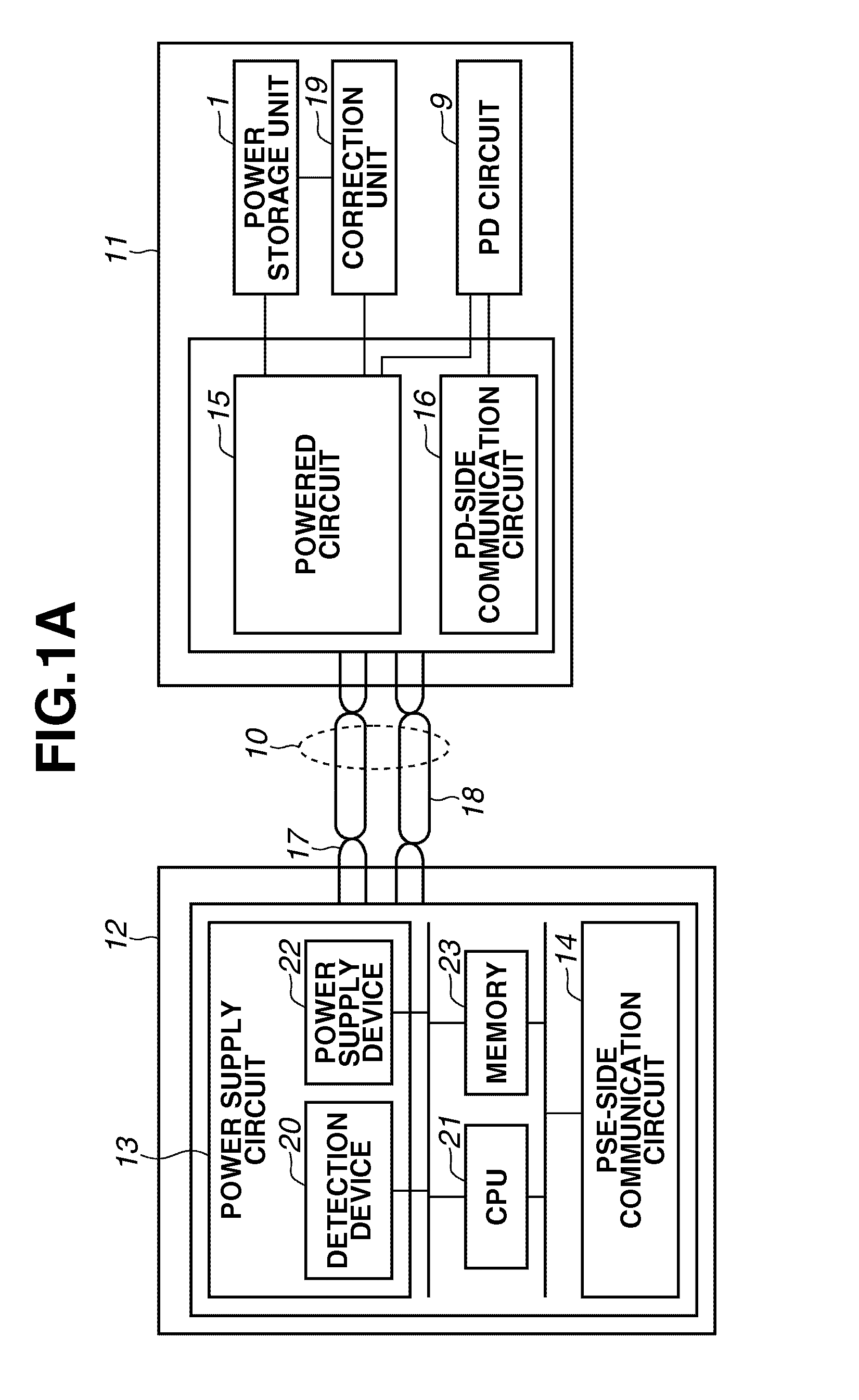 Power supply system, powered device, and power reception method
