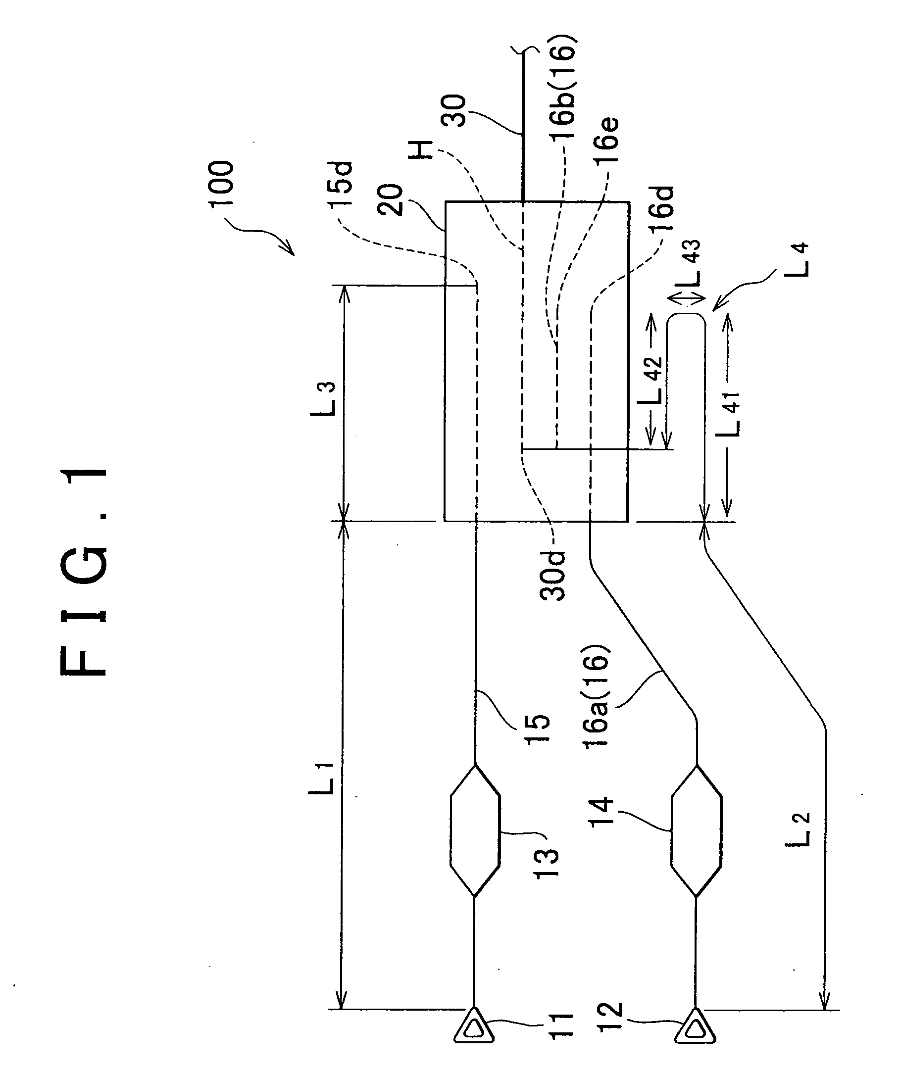 Exhaust system of internal combustion engine