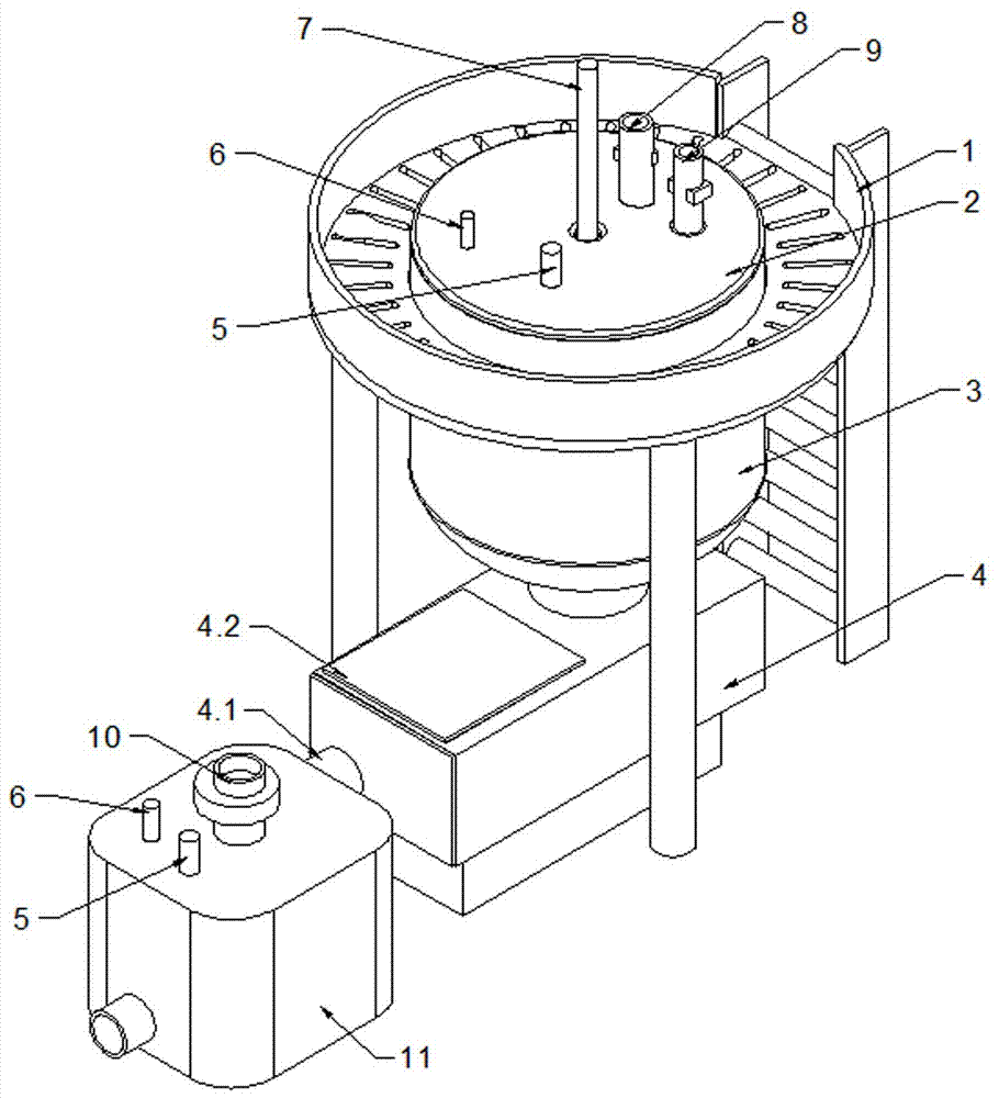 Neutralization device for preparation of vanadium catalyst for EPDM rubber