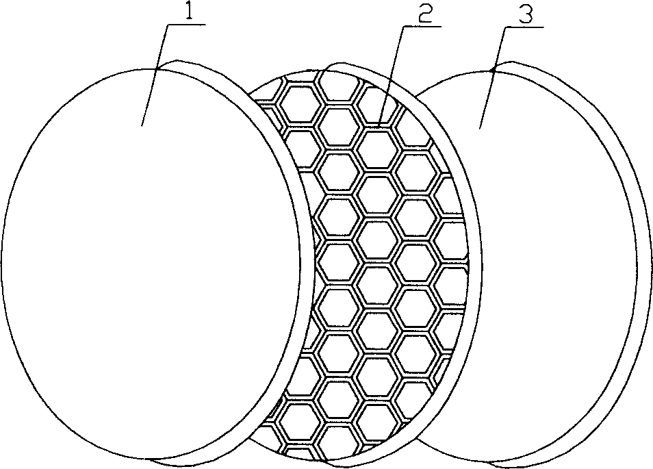 Reflection mirror with honeycomb sandwiched structure silicon carbide base composite material and its preparation method