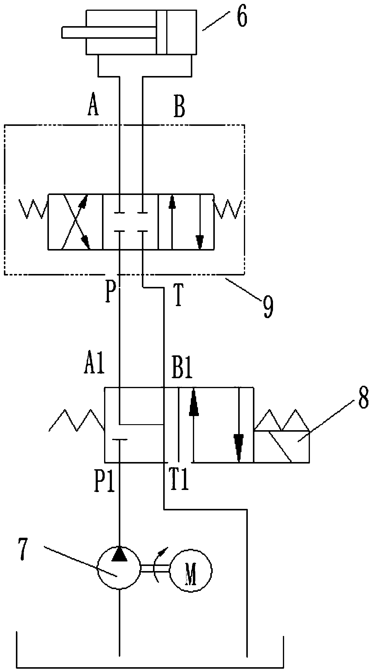 A plug-in flip control valve