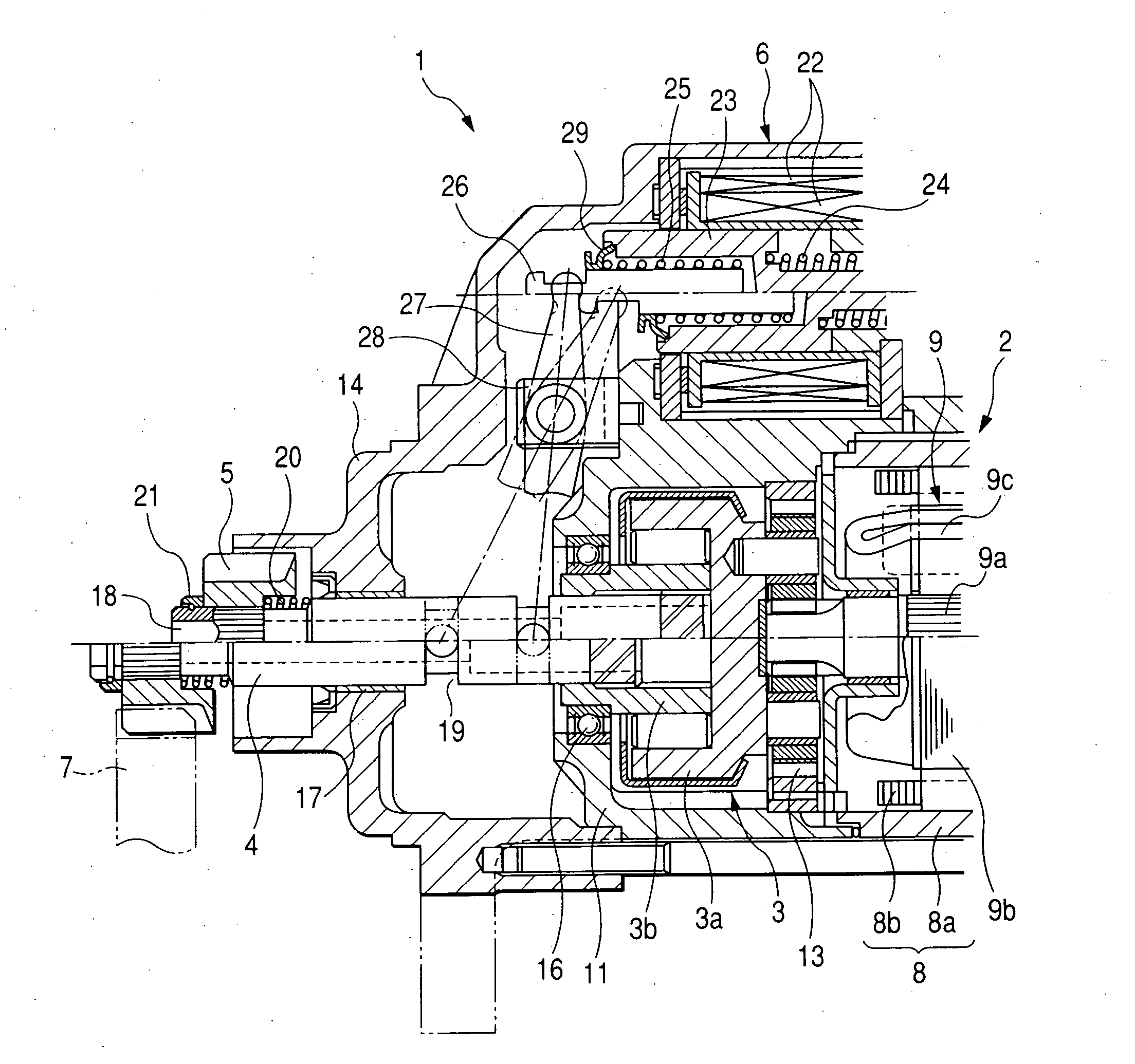 Engine starter designed to have enhanced stability of engagement of pinion with ring gear