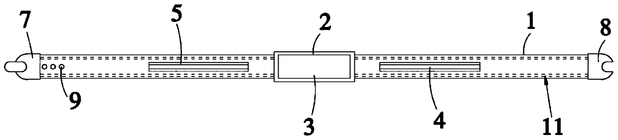 LED light emitting pet collar with positioning function