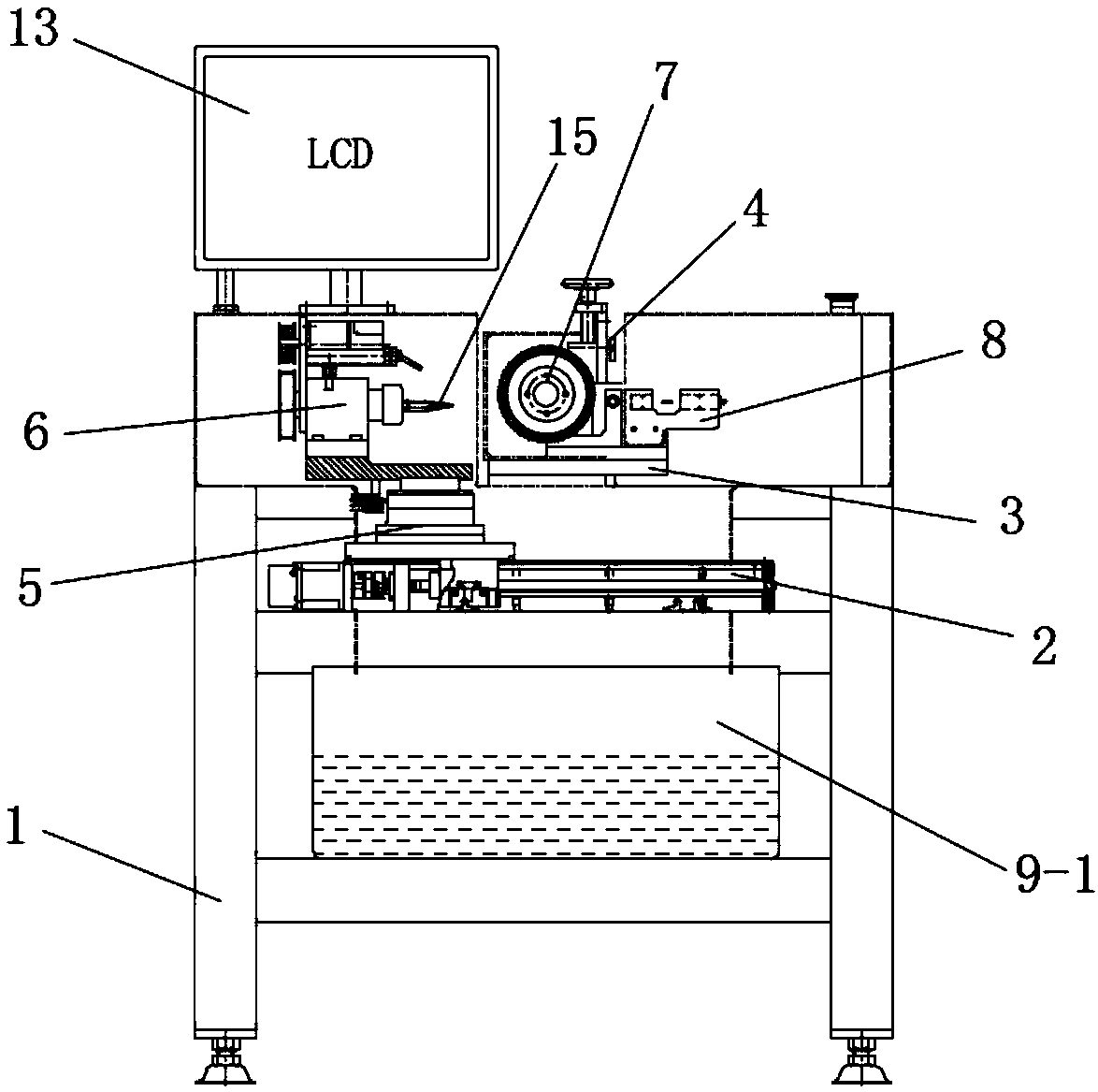 Five-axis ganged automatic numeric-control tool sharpener