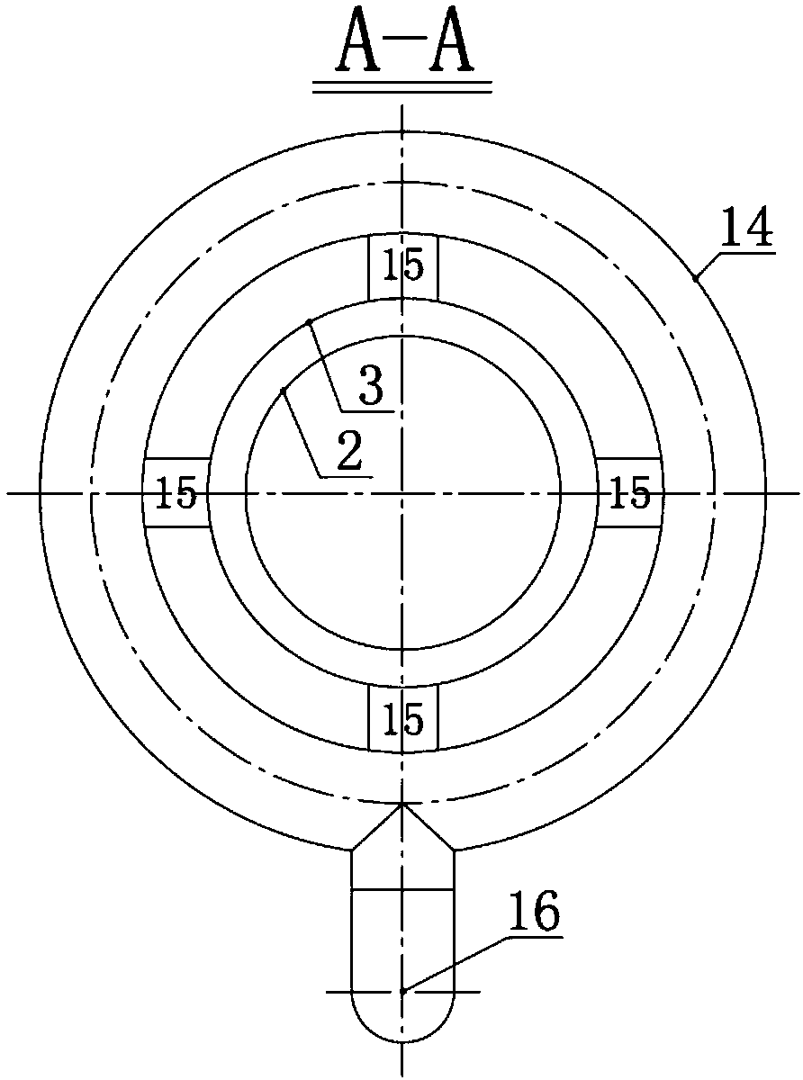 Mixed gas ignition diffusing device