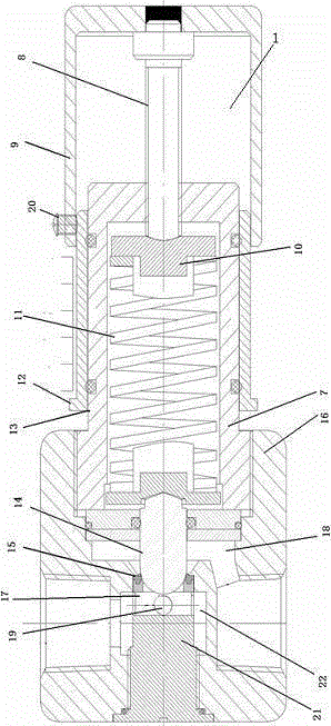 Gas-liquid separation-type casing gas recycling device