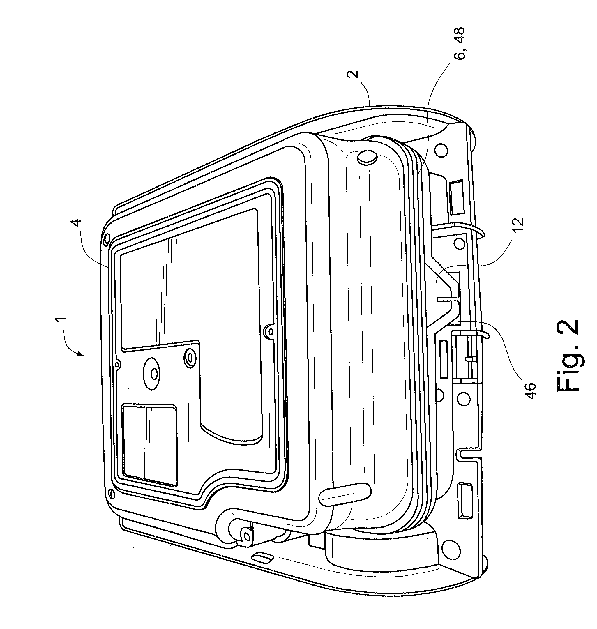 Flow generator chassis assembly with suspension seal