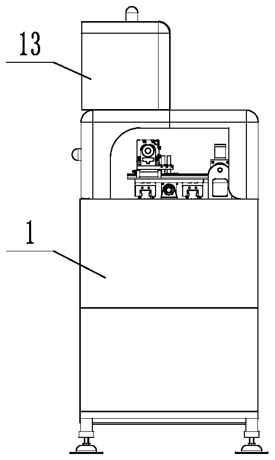 Rear positioning device for numerical control lathe