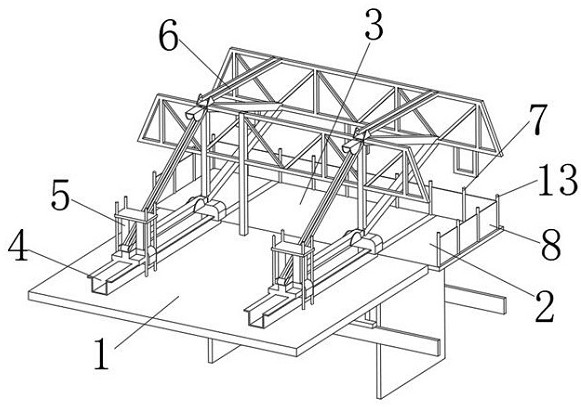 Construction machinery engineering hanging basket