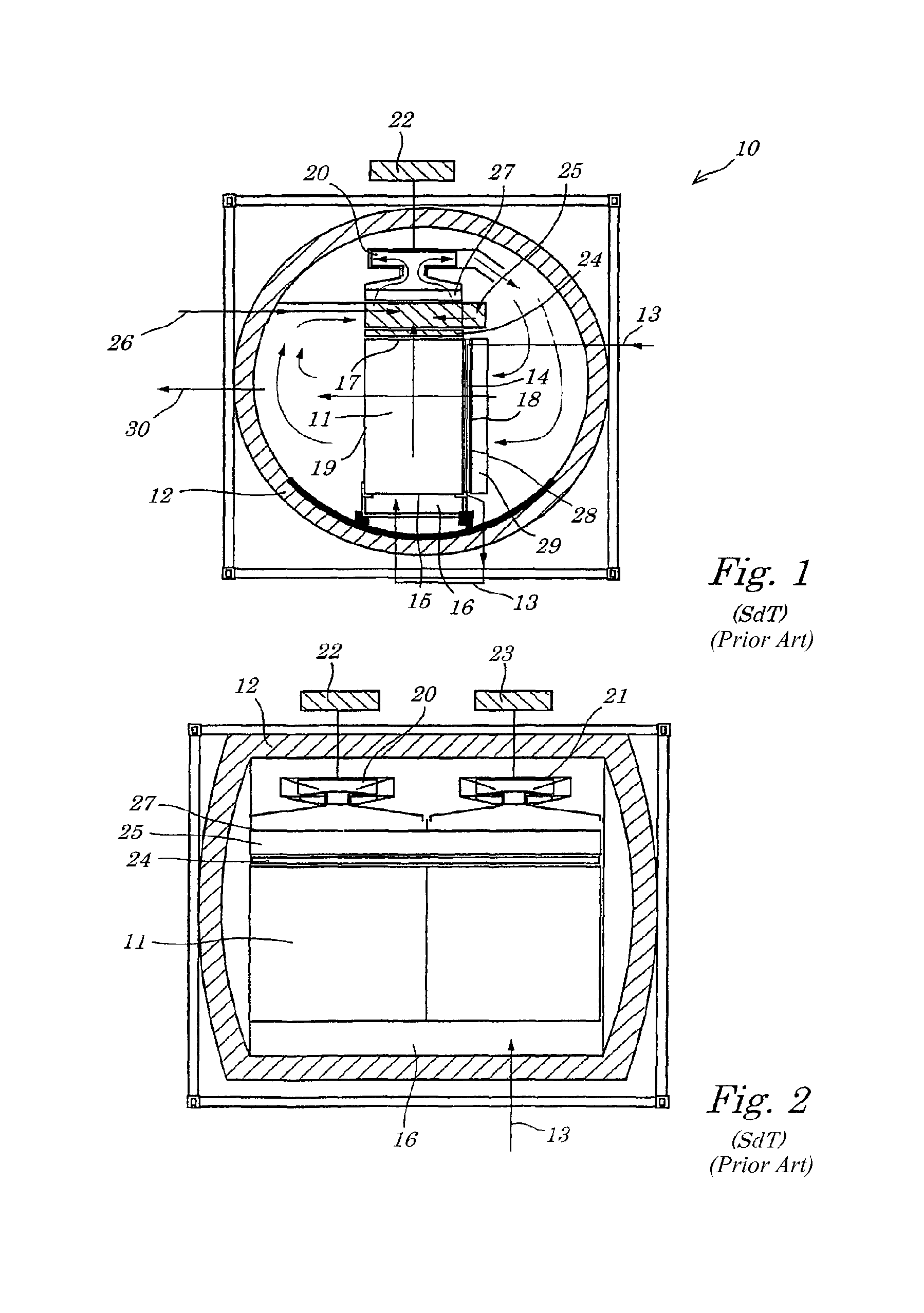 Fuel cell assembly comprising an improved catalytic burner