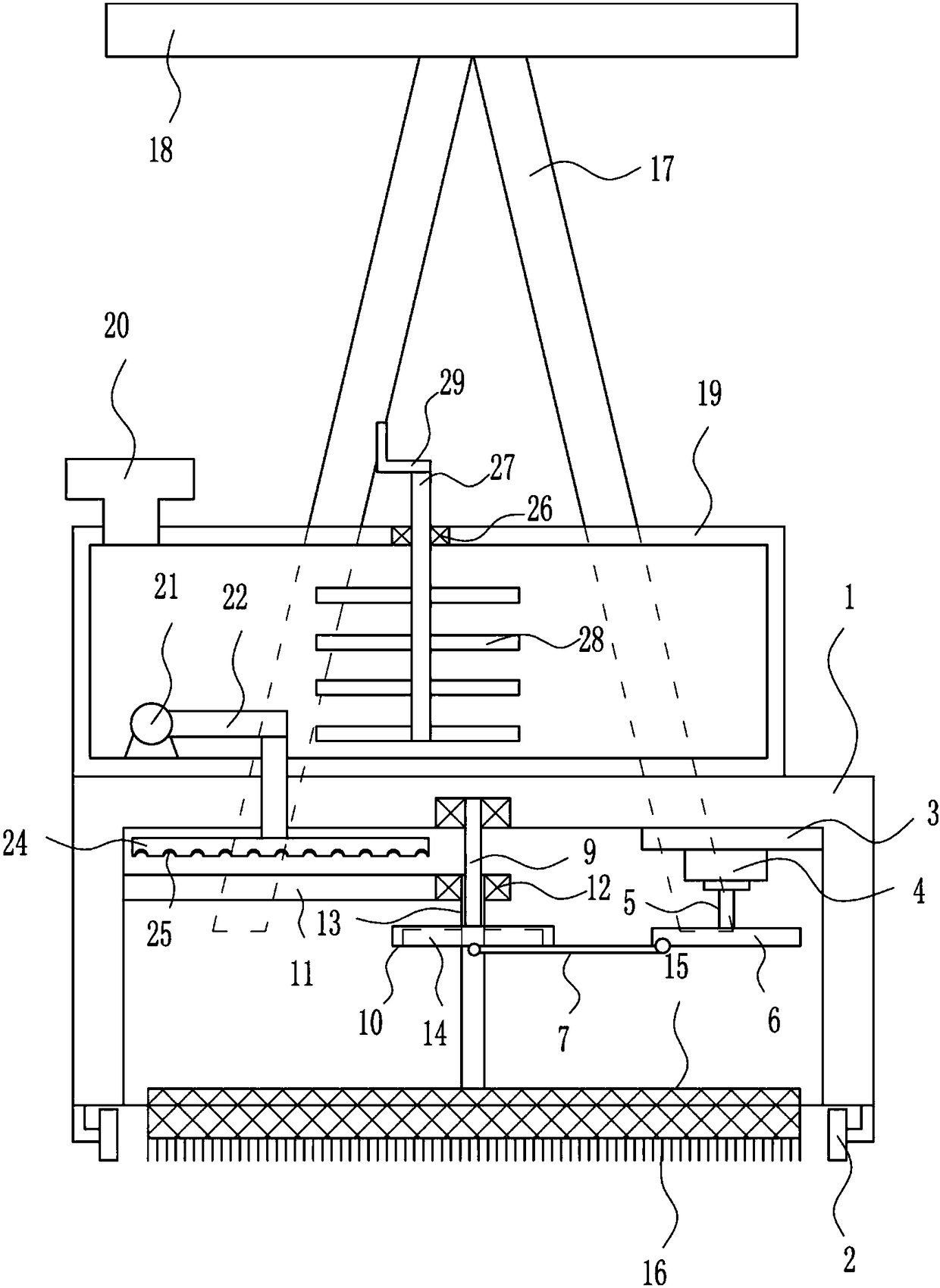 Municipal square floor cleaning equipment