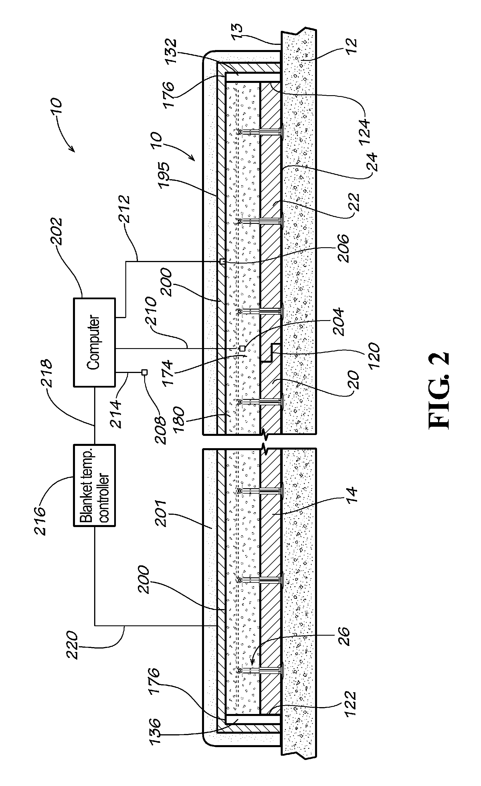 Method for electronic temperature controlled curing of concrete and accelerating concrete maturity or equivalent age of concrete structures and objects