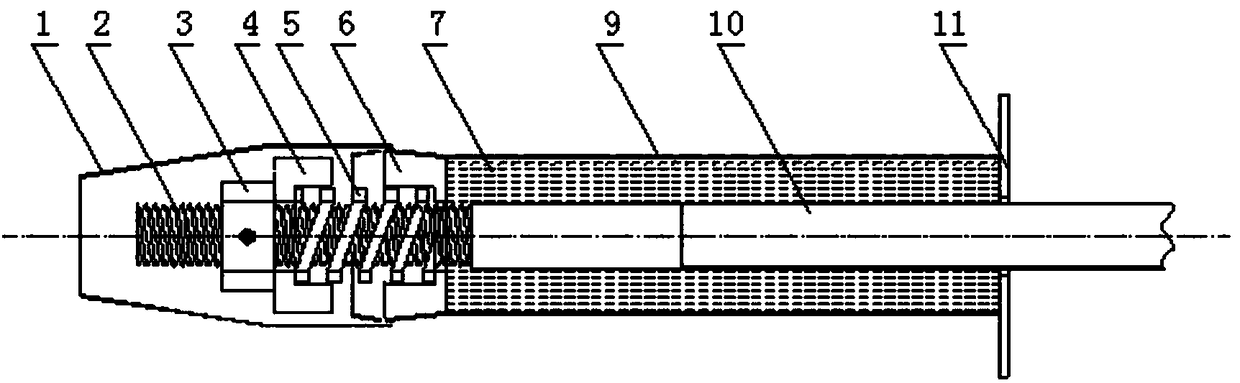 Bridge falling prevention device applied to buffering type steel strand stayed cable bridges and mounting method thereof