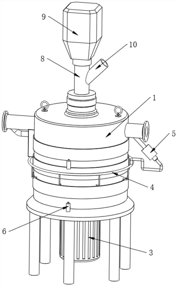 Atmosphere isolation device for industrial furnace