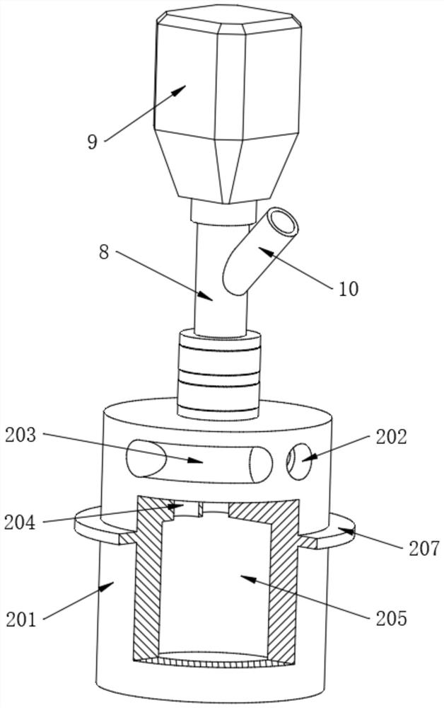 Atmosphere isolation device for industrial furnace