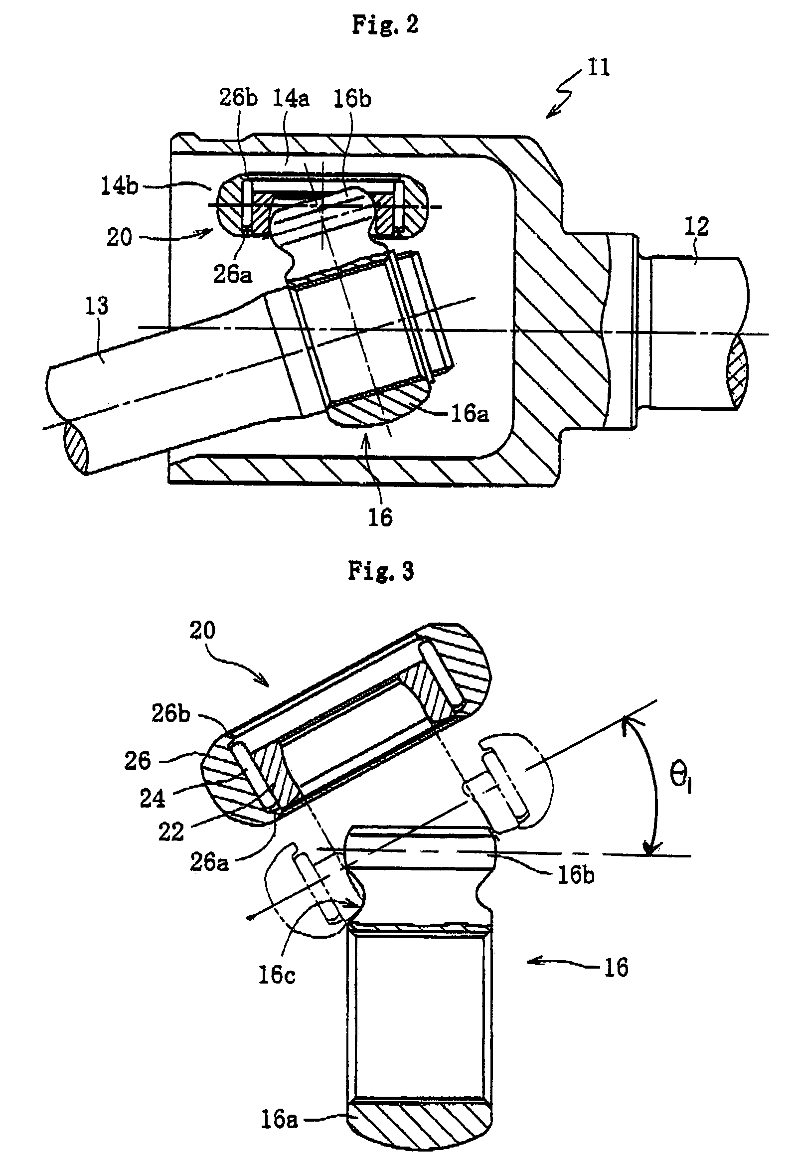 Tripod type constant velocity joint