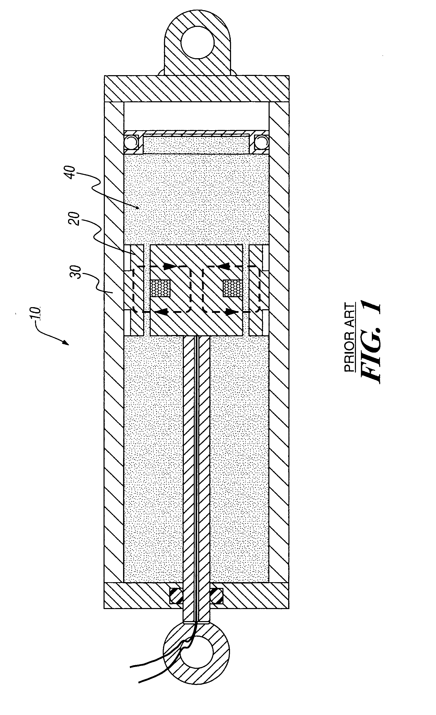 Fluid damper having continuously variable damping response
