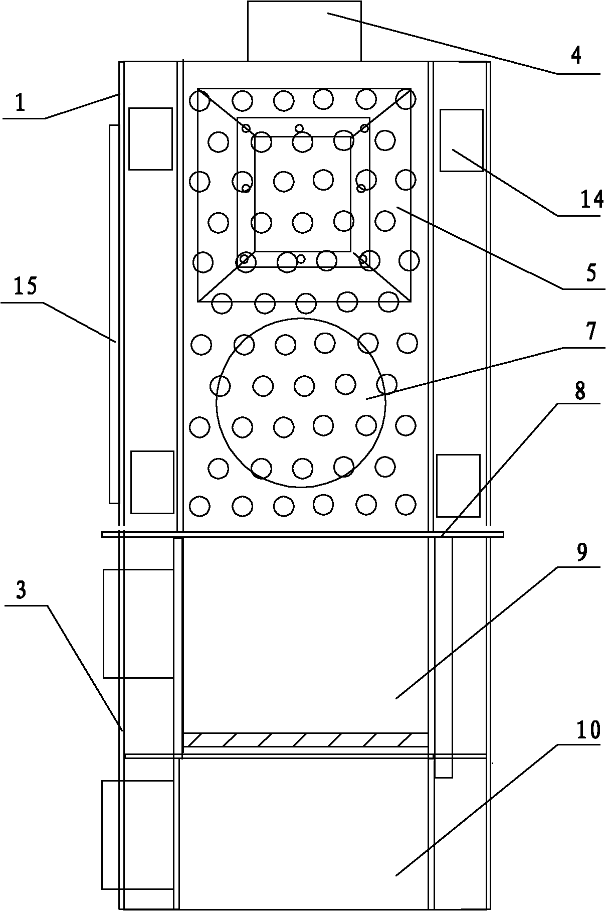 Assembled hot air stove