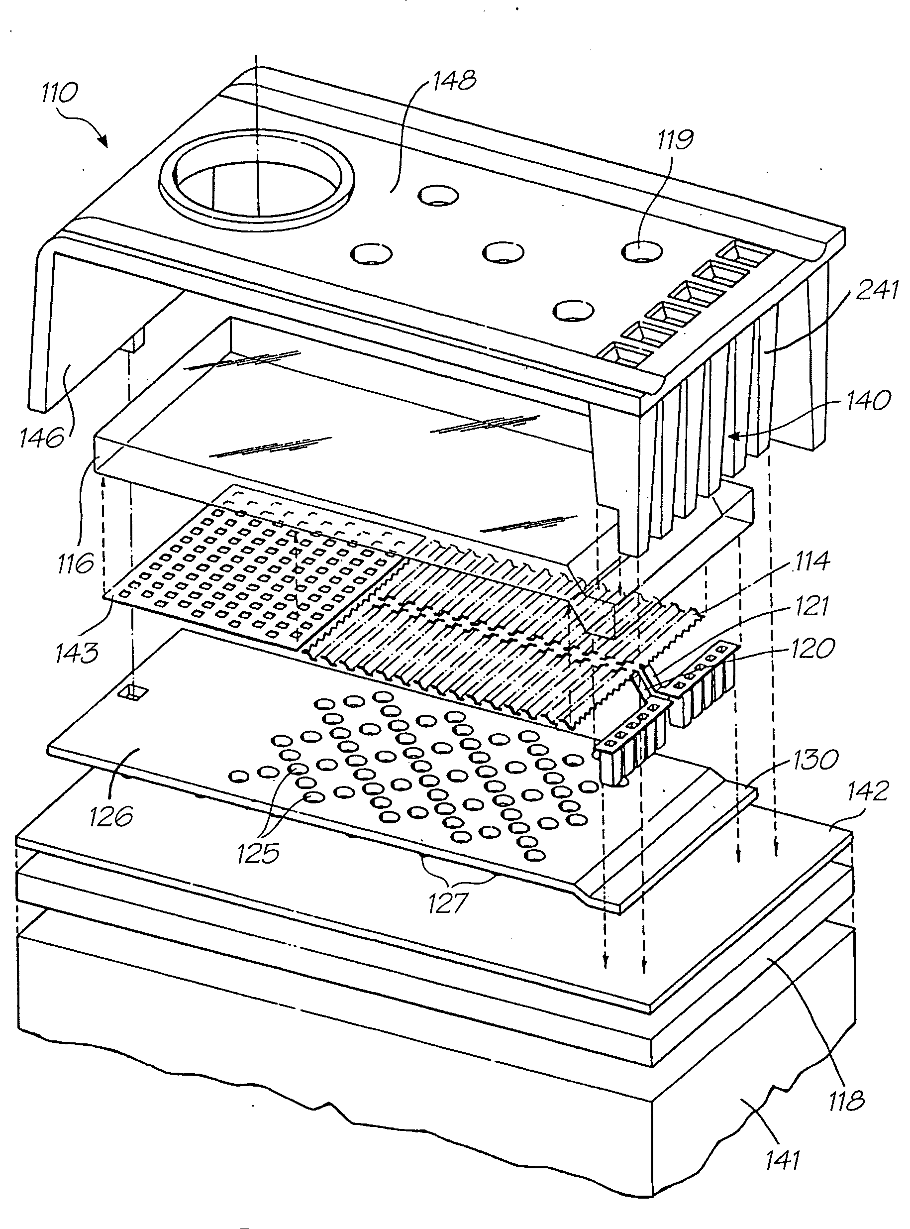 Printhead integrated circuit with low power operation