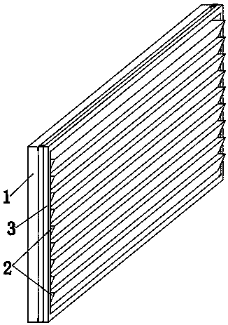 Flat-plate solar collector vertically mounted by utilizing triangular prism refraction principle