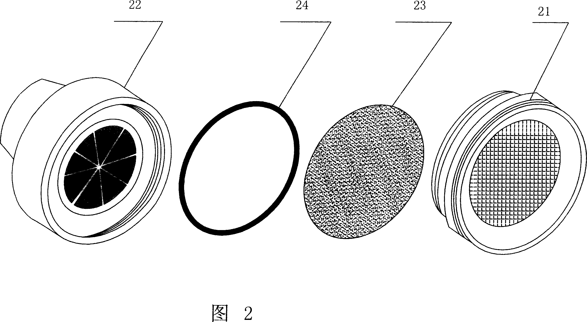 Method and dedicated device for enriching air microorganism