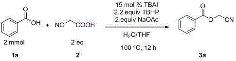 Preparation method of cyanomethyl ester