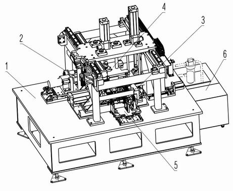 Automatic hot-pressing assembly device of balancing shaft and helical gear