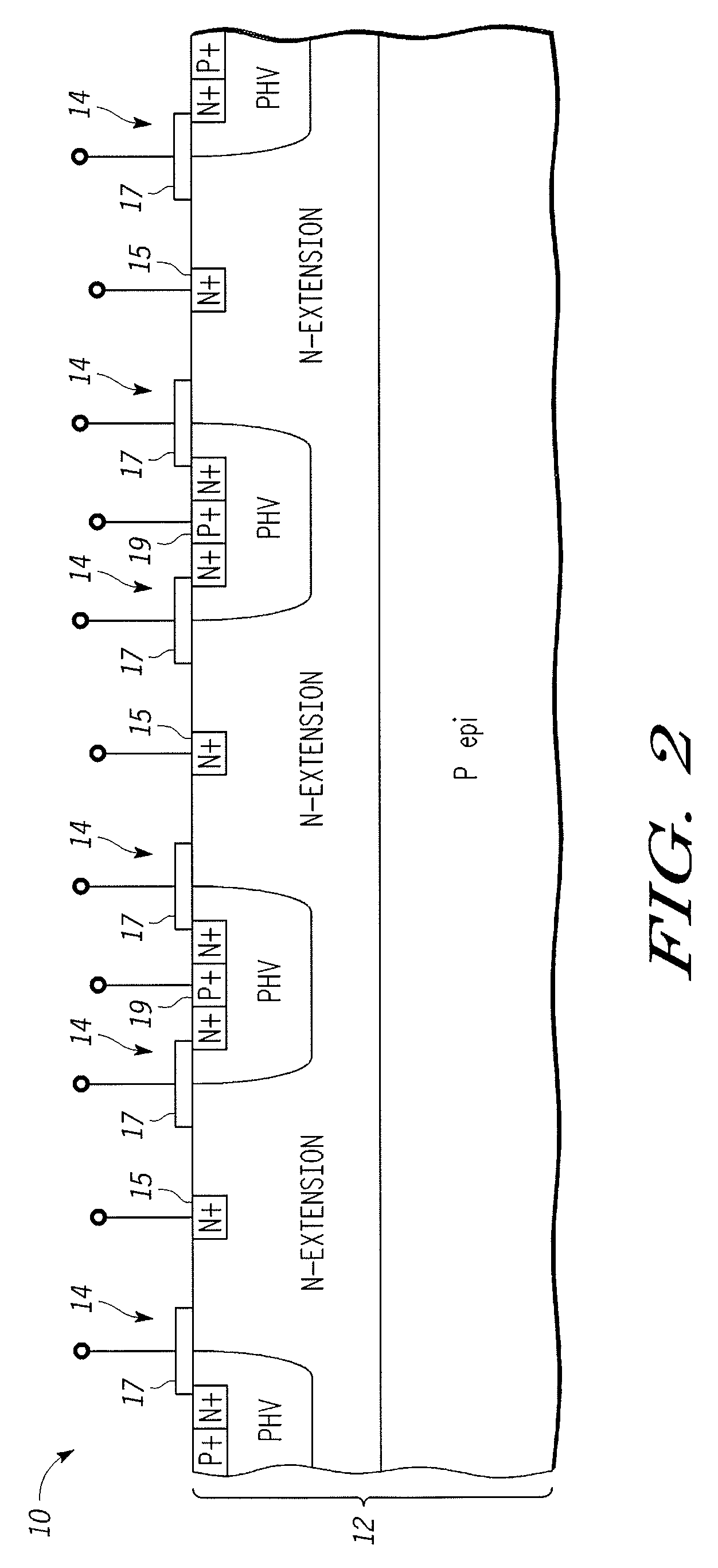 System and method for reducing current in a device during testing