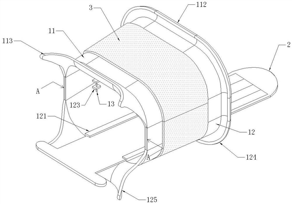 Oral cavity support for auxiliary positioning of oral cavity tumor radiotherapy