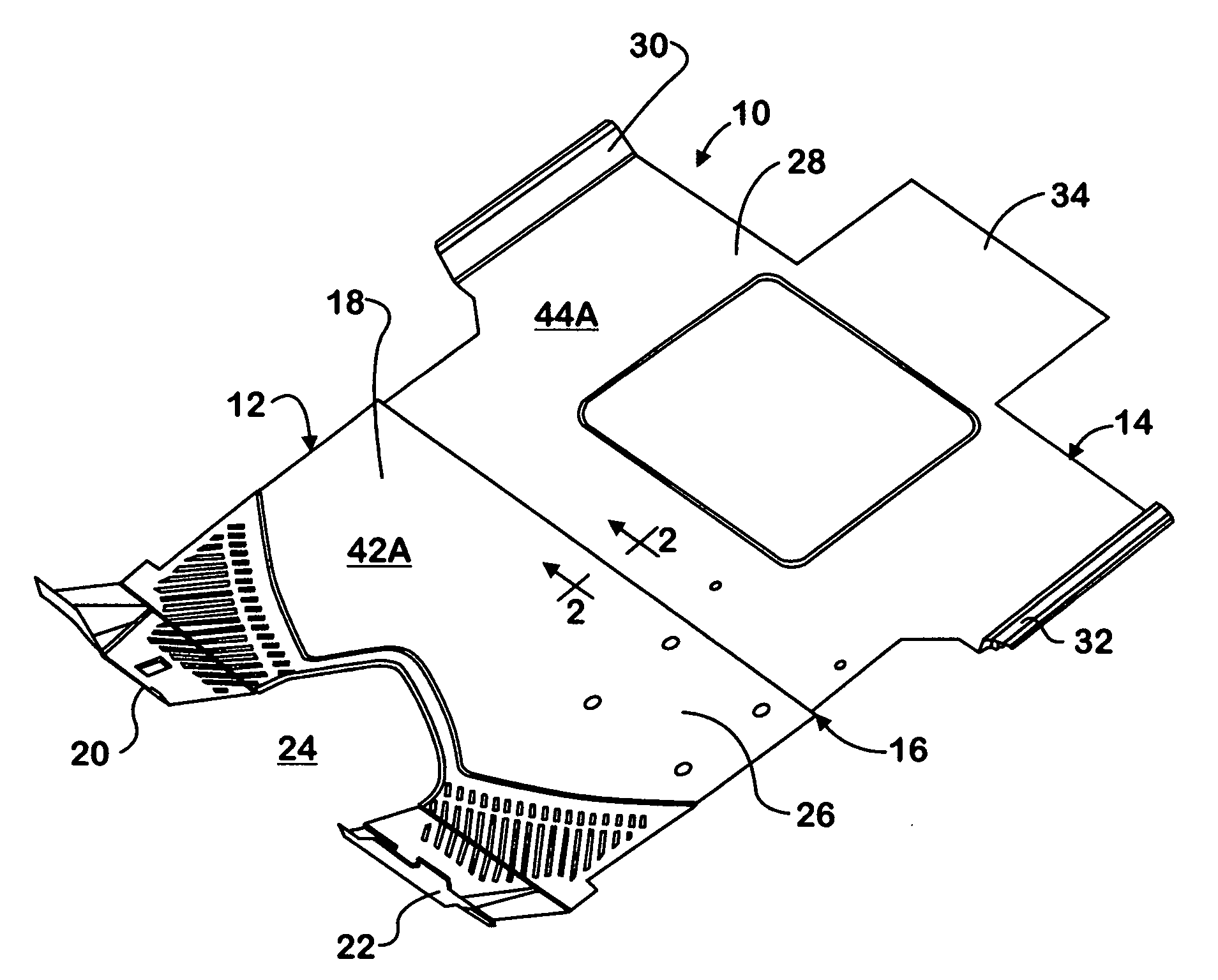 Vehicle floor covering system