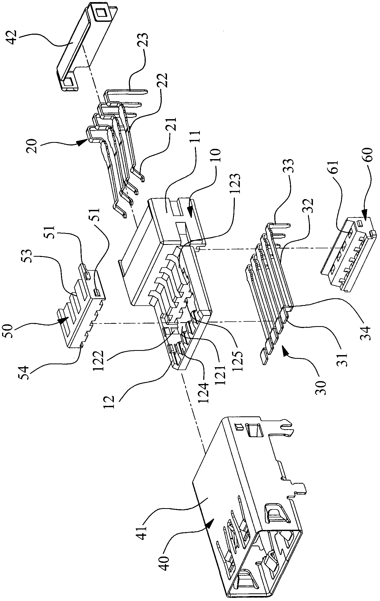 Electric connector and assembly method thereof
